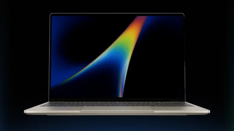 120Hz対応の13.4インチチ液晶タッチディスプレイを搭載