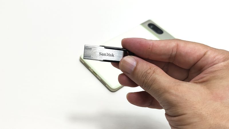 USB-Type AのUSBメモリ
