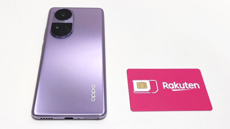 日本版「OPPO Reno10 Pro 5G」に楽天モバイルSIMを挿してみる！