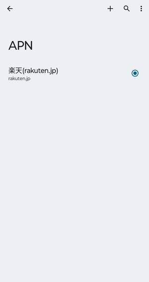 rakuten.jpが自動設定