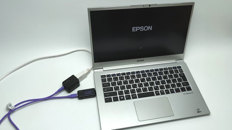 USB PD対応のノートパソコンを充電できるパワフルさ