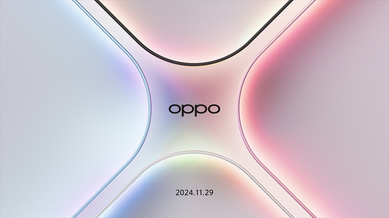 OPPO Japanが日本スマホ新製品を11月29日に発表！