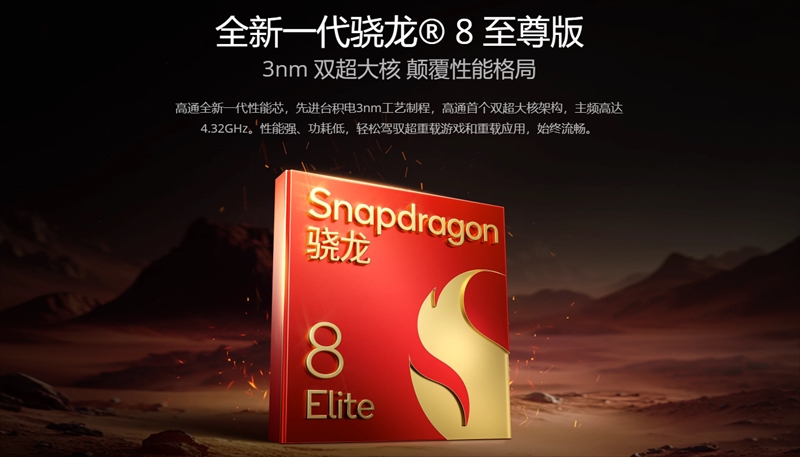 Snapdragon 8 Elite搭載のハイパフォーマンス