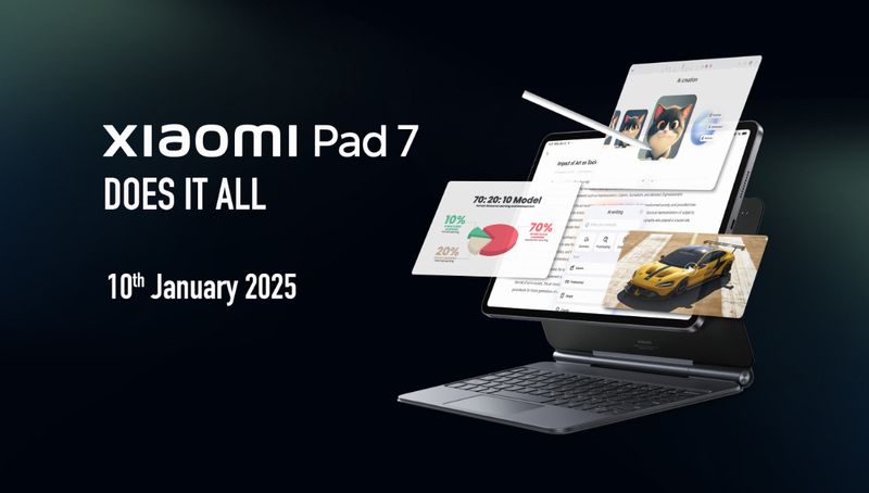 グローバル版「Xiaomi Pad 7」の発表予定日が確定きた！