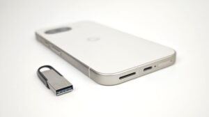 「Google Pixel 9a」実機にUSBメモリを挿してみた！外部ストレージとして使えるかチェック！
