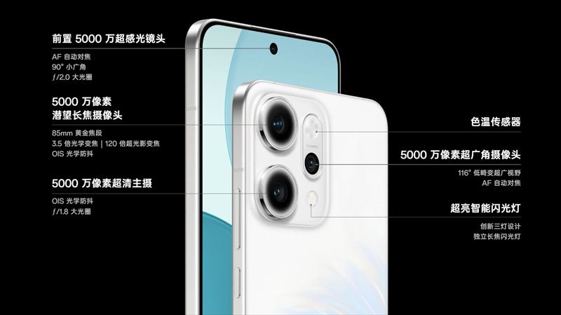 すべてが5000万画素の強力なカメラが魅力!