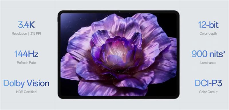 144Hz対応の大画面13.2インチ液晶ディスプレイを搭載！