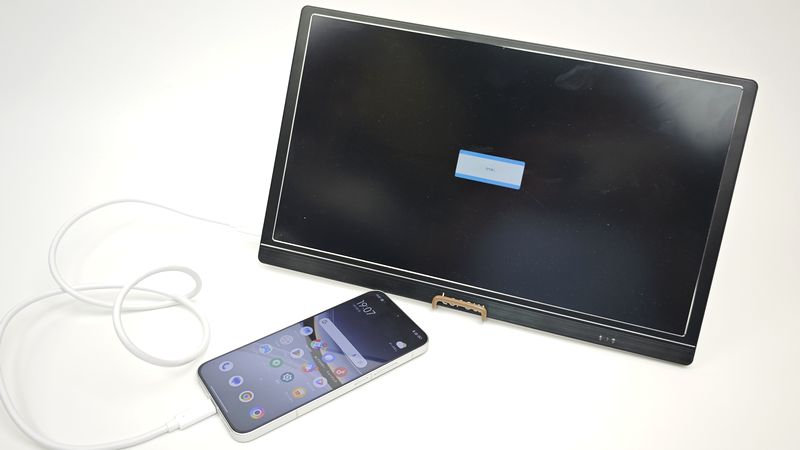 「POCO F7」を接続すると「信号なし」で映像出力不可!
