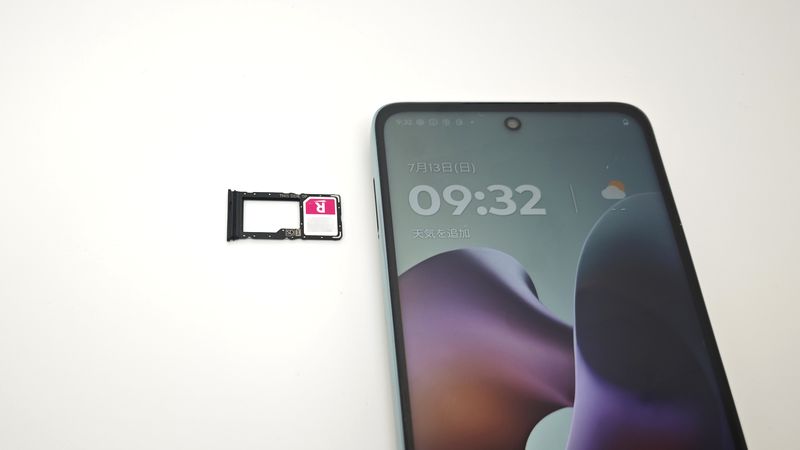 「moto g66j 5G」に楽天モバイルの物理SIMを挿してみる!
