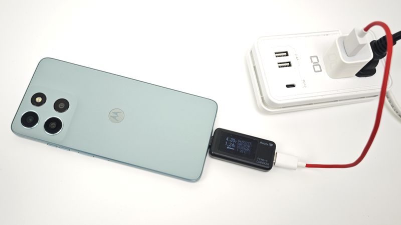およそ5Wでの充電