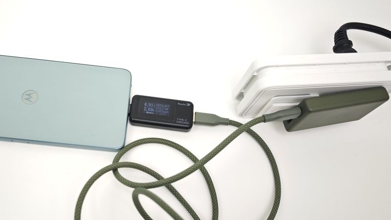15W前後で充電