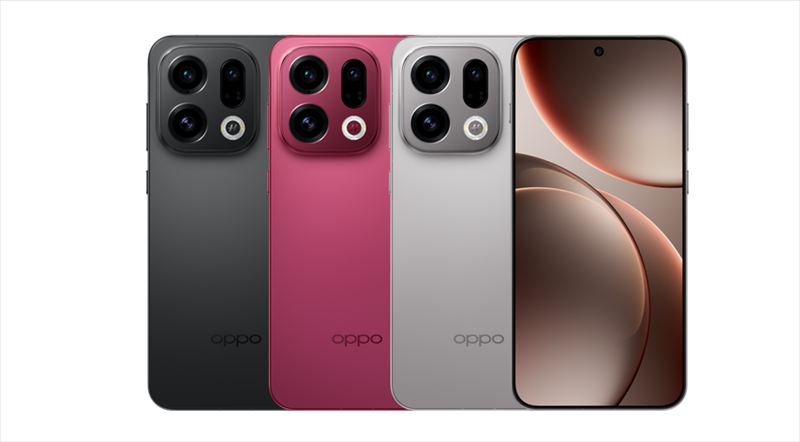 「OPPO Find X9」は6.58インチAMOLED搭載のハイスペックスマホ!