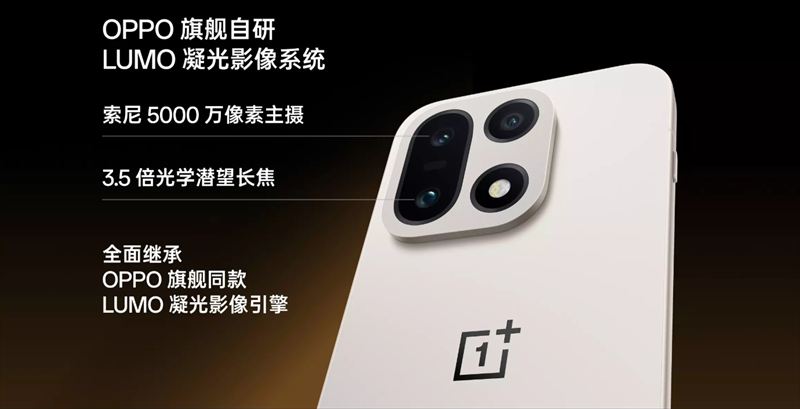 5000万画素トリプルカメラを搭載