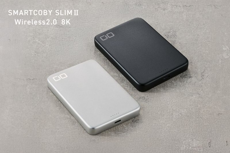 ブラックとシルバーの2色展開！アルミ合金ボディの質感が良い！