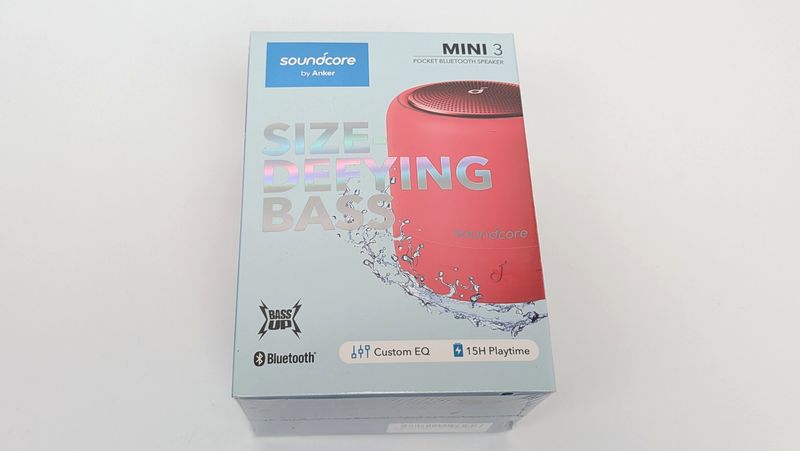 【中身ネタバレ】防水仕様の「Anker Soundcore Mini 3 Bluetooth」