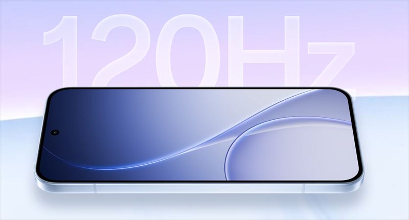 120Hz対応の6.32インチAMOLEDディスプレイのコンパクトサイズが魅力!