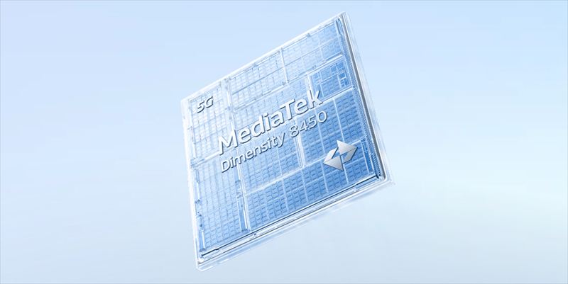 「Dimensity 8450」搭載でミドハイクラスのパフォーマンス!