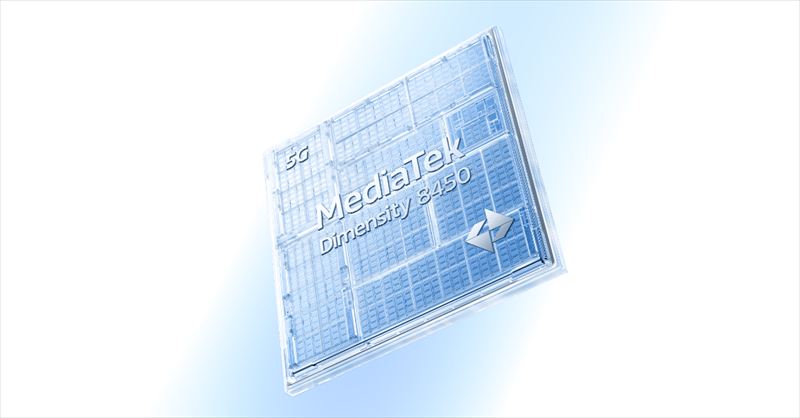 「Dimensity 8450」搭載でミドルハイ級のパフォーマンス！
