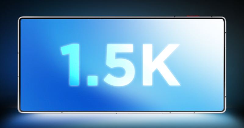 144Hz対応の6.85インチAMOLEDディスプレイ