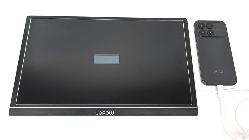 「信号なし」と表示