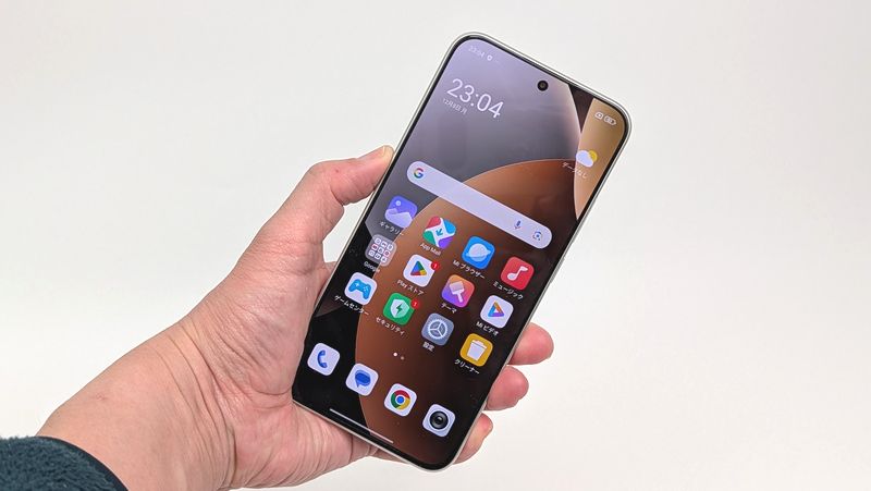 保護フィルムがディスプレイに貼付け済み!