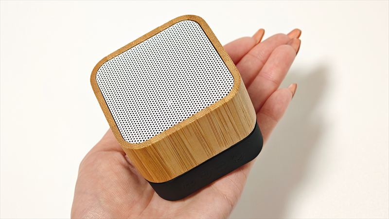 スタンダードプロダクツ「竹製Bluetoothスピーカー」のサイズ