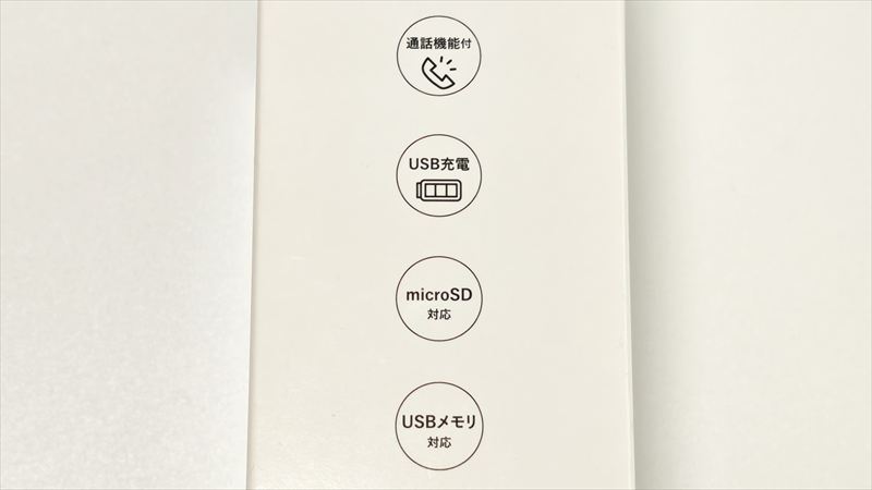 microSD・USBメモリ対応でスマホなしでも再生できる