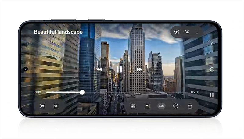 120Hz対応の6.7インチAMOLEDディスプレイ！ベゼルスリム化で高い没入感！