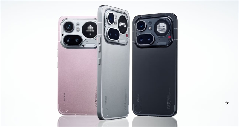 「Nothing Phone (4a) Pro」はメタルユニボディ採用のミドルスペックスマホ！