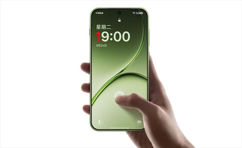 165Hz対応の6.32インチAMOLEDディスプレイ