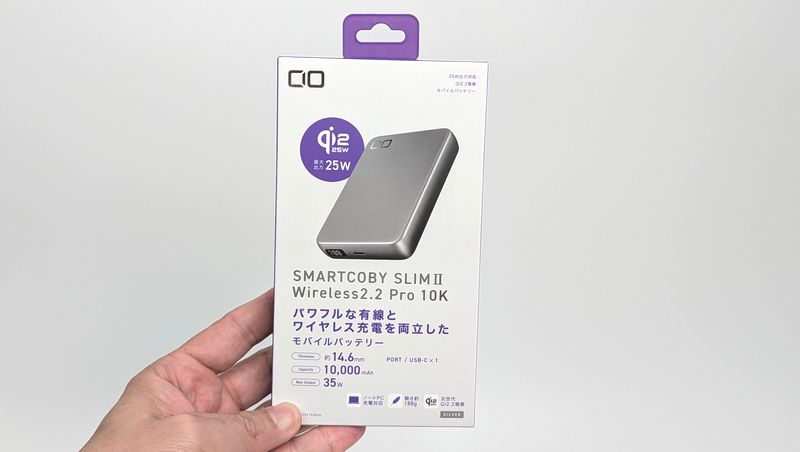 CIOの「SMARTCOBY SLIM II Wireless2.2 Pro 10K」