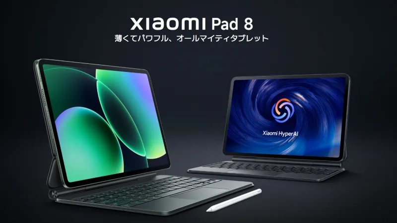 純正のスタイラスペンやキーボードのオプション有り!