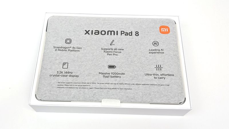 「Xiaomi Pad 8」のスペック