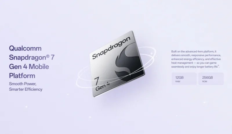 Snapdragon 7 Gen4搭載で快適レベルのミドルレンジ性能