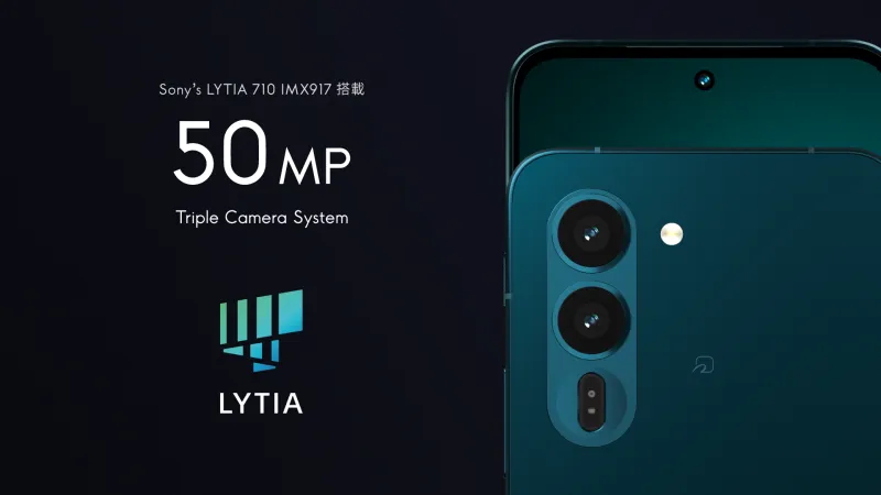 LYTIA 710センサーカメラを搭載