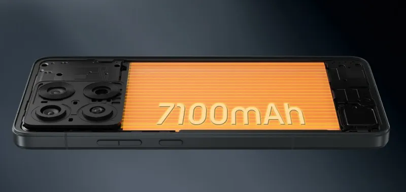 大容量7100mAhバッテリー&90W急速充電!Qi2ワイヤレス充電も対応