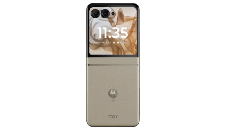 「motorola razr 50」は縦型折りたたみ型のミドルスペックスマートフォン