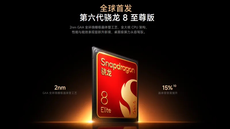 新ハイエンド向けSoC「Snapdragon 8 Elite Gen 6」を搭載