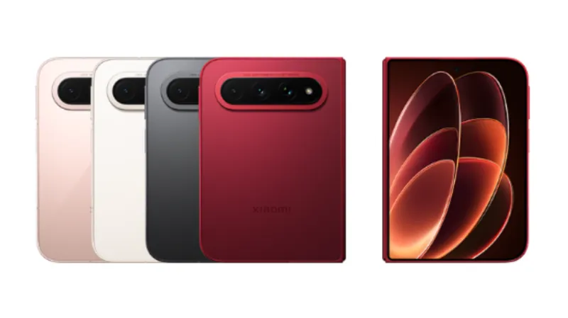 「Xiaomi 18 fold」の特徴とスペックまとめ!独自SoC搭載のワイド型フォルダブル