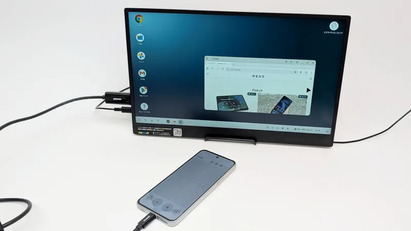 パソコンのように複数のウインドウを開きながら作業