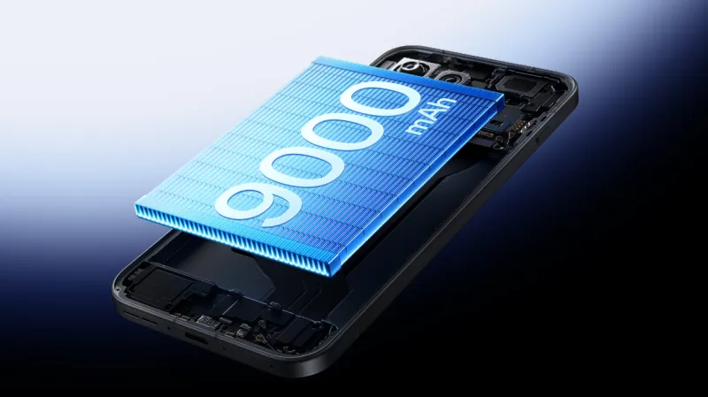9000mAhバッテリー&100W急速充電