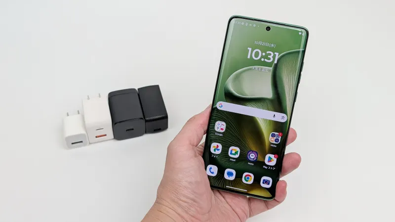 まとめ:「motorola edge 60」を市販PD急速充電器で実機検証!