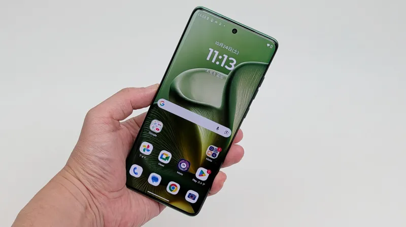 「motorola edge 60」実機で電源の切り方と再起動の仕方を詳しく紹介！