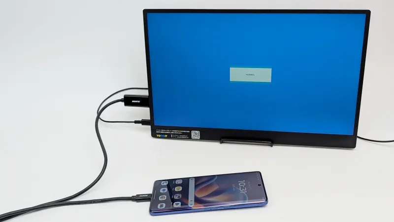 「motorola edge 60 pro」は有線映像出力に非対応